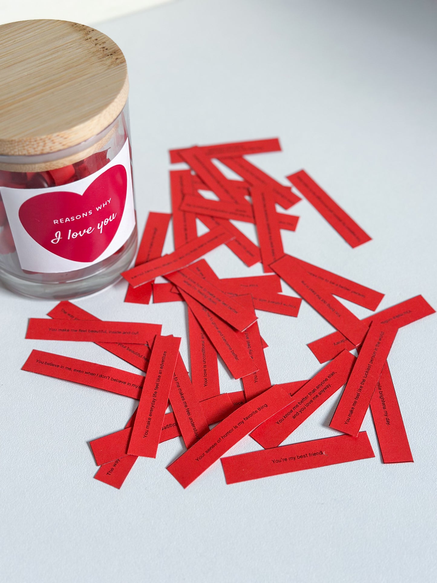 “Reasons Why I Love You” Love Jar