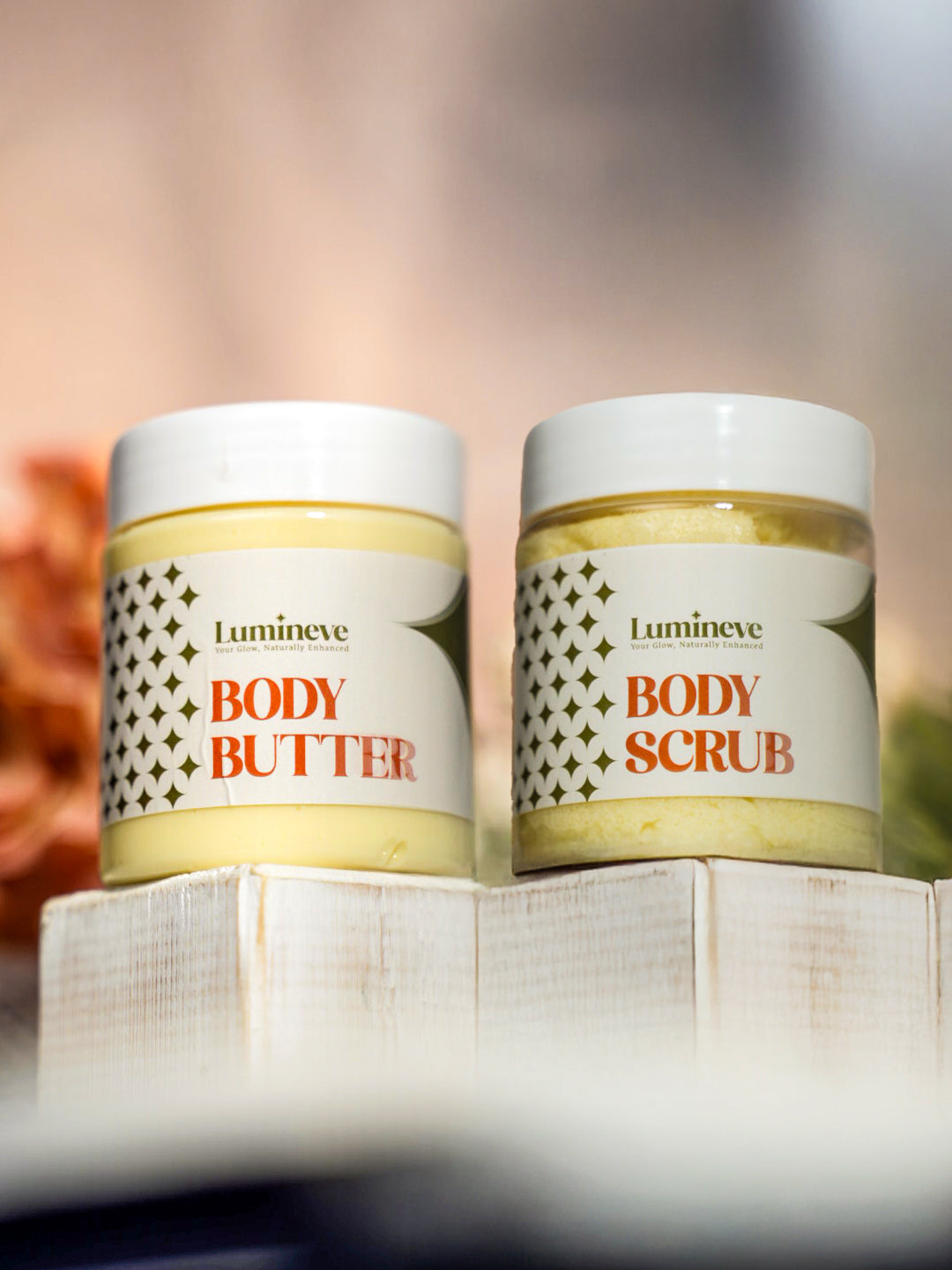 LUMINEVE Mango Vanilla Body Butter & Scrub Duo