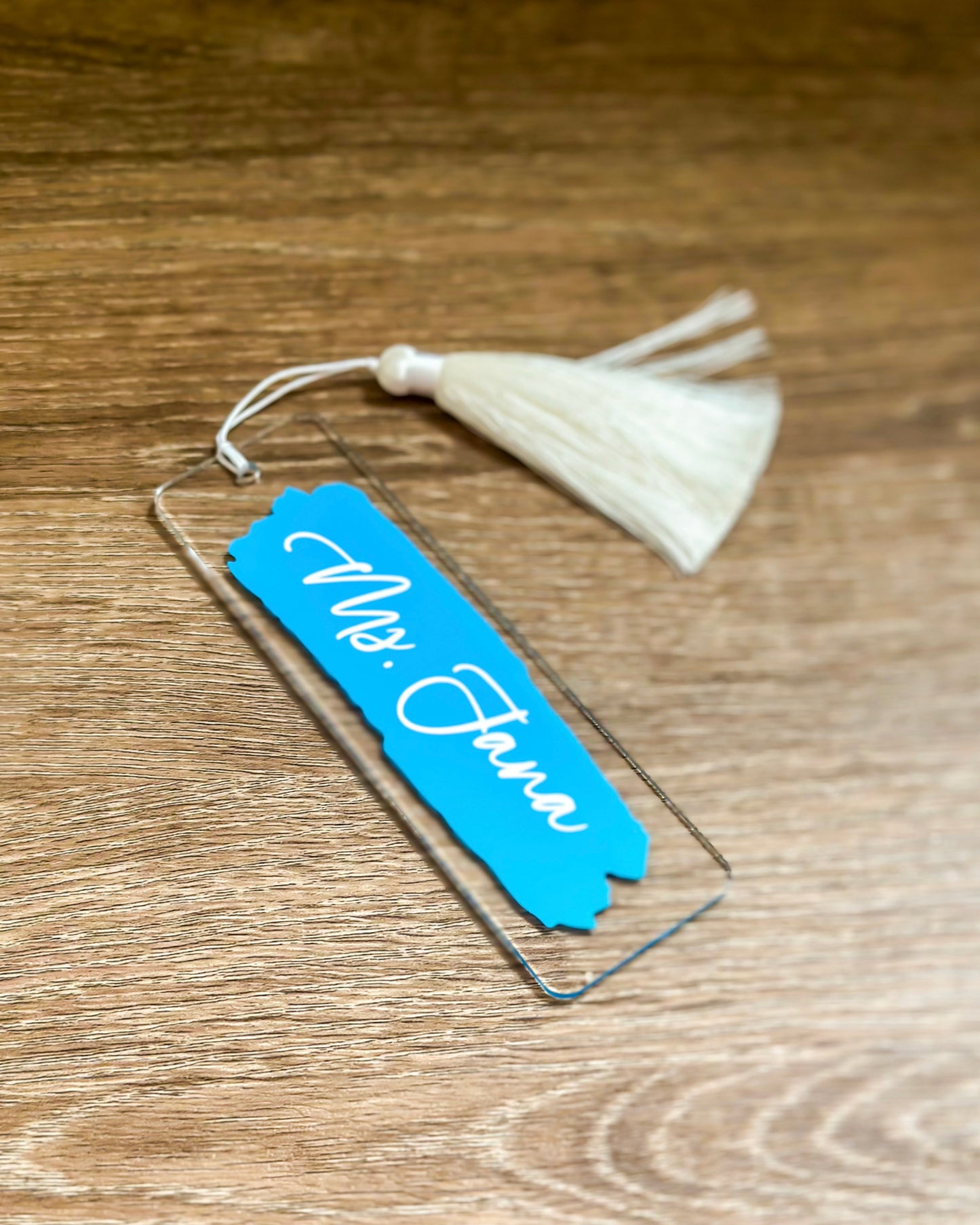 Custom Name Plexi Bookmark