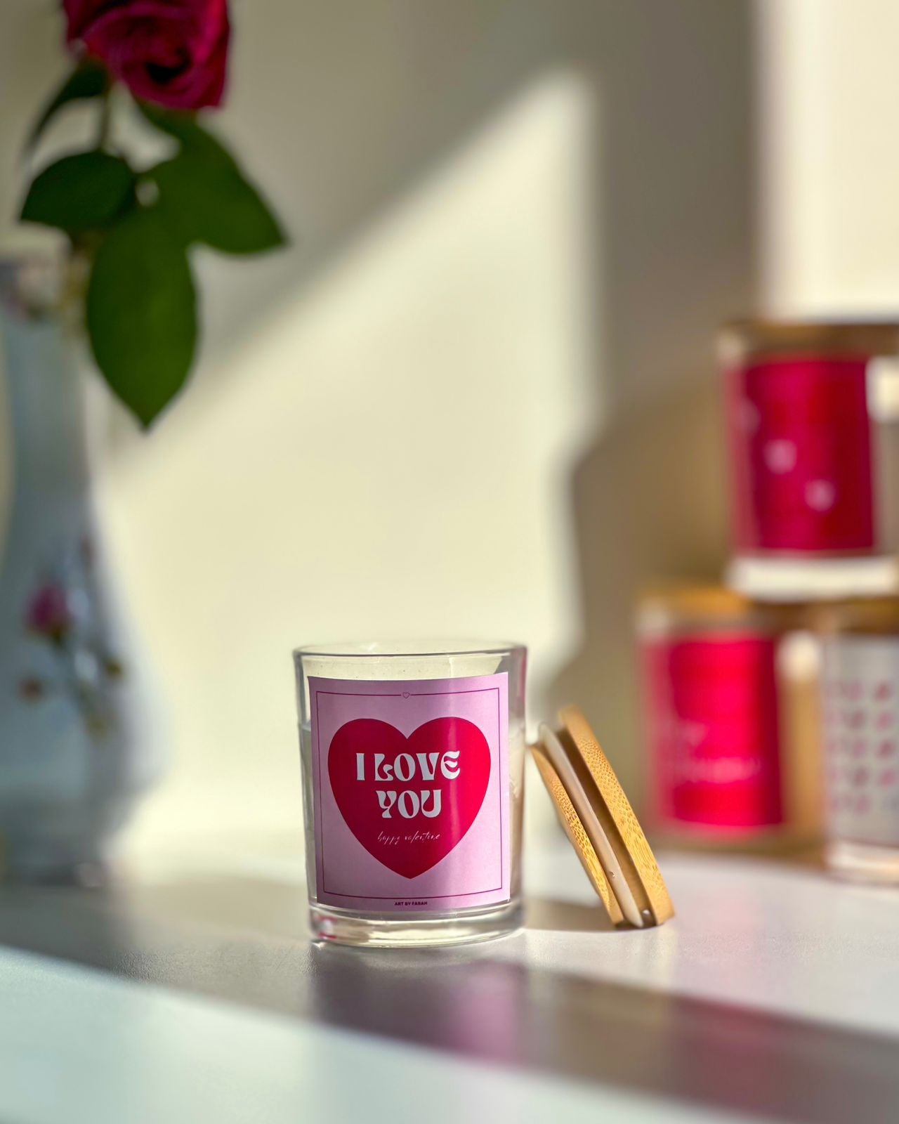 "I Love You" Scented Candle