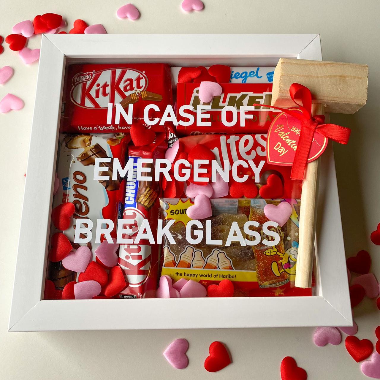 "In Case Of Emergency Break Glass" Box