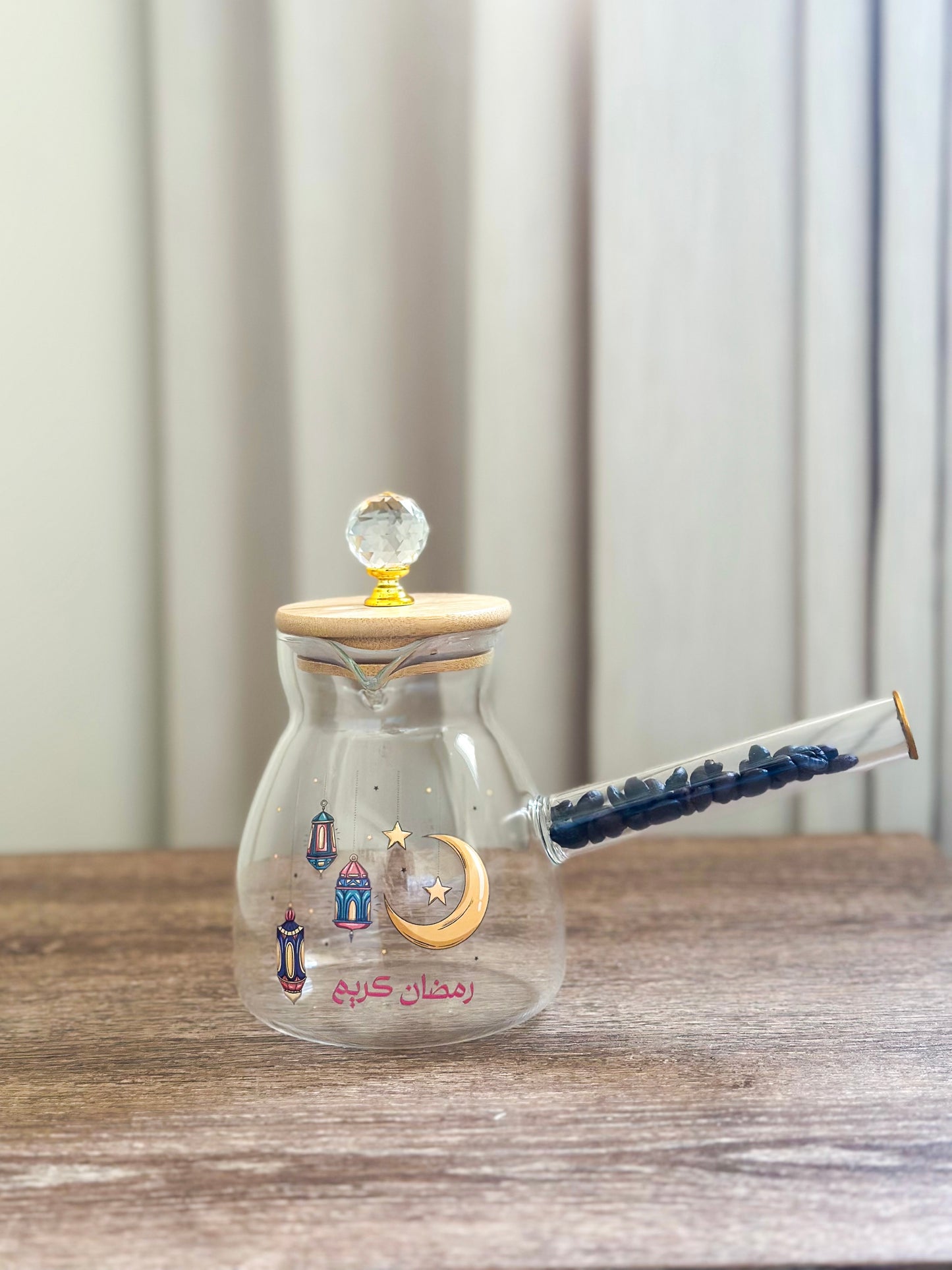 Ramadan Glass Coffee Pot (Rakwe)