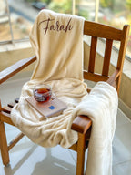 Custom Name Embroidered Blanket