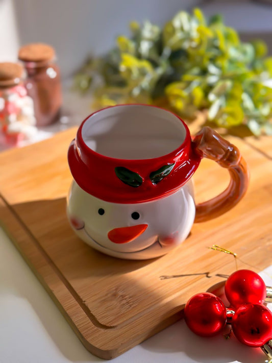 Christmas Snowman Ceramic Mug