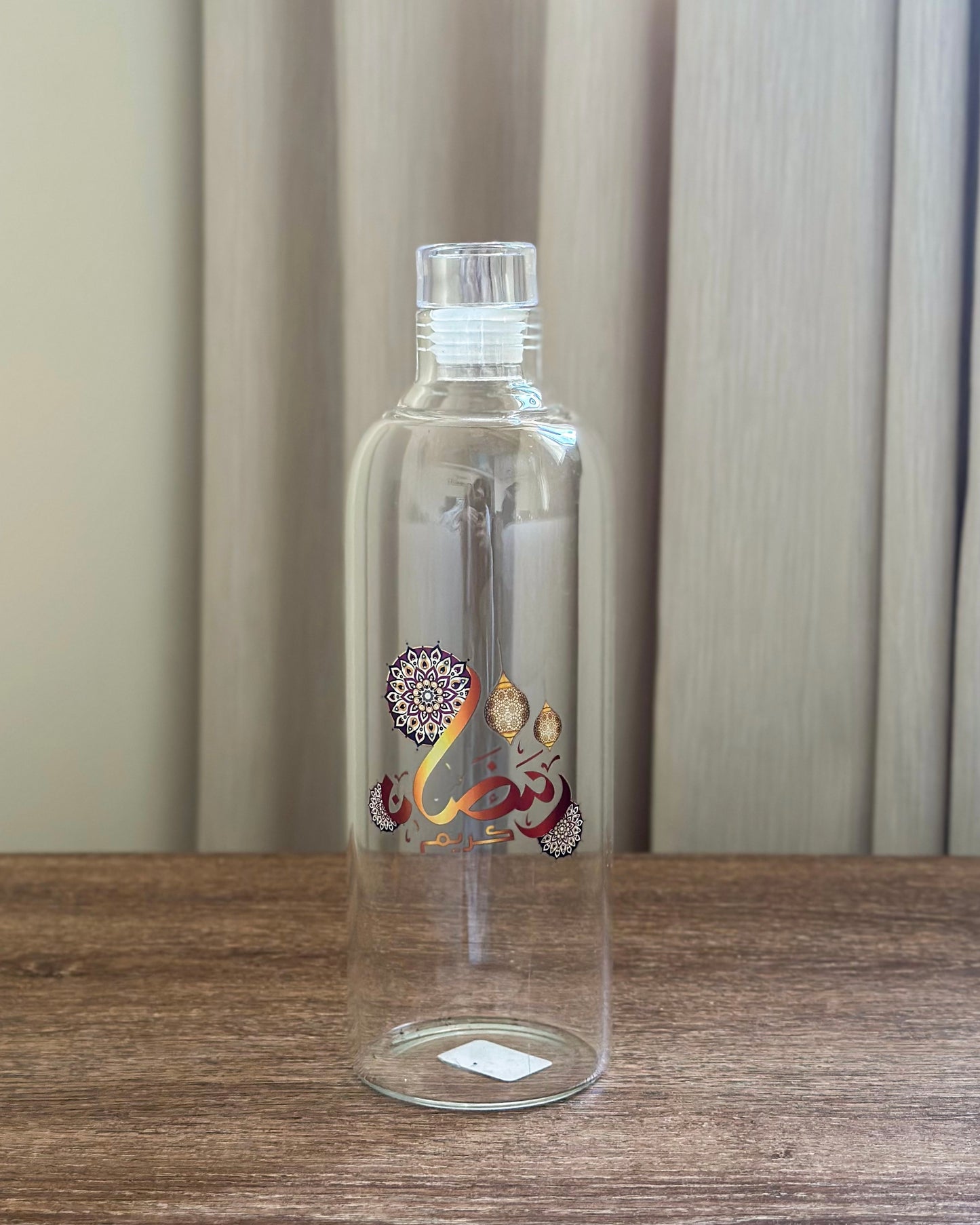 Ramadan Glass Water Bottle