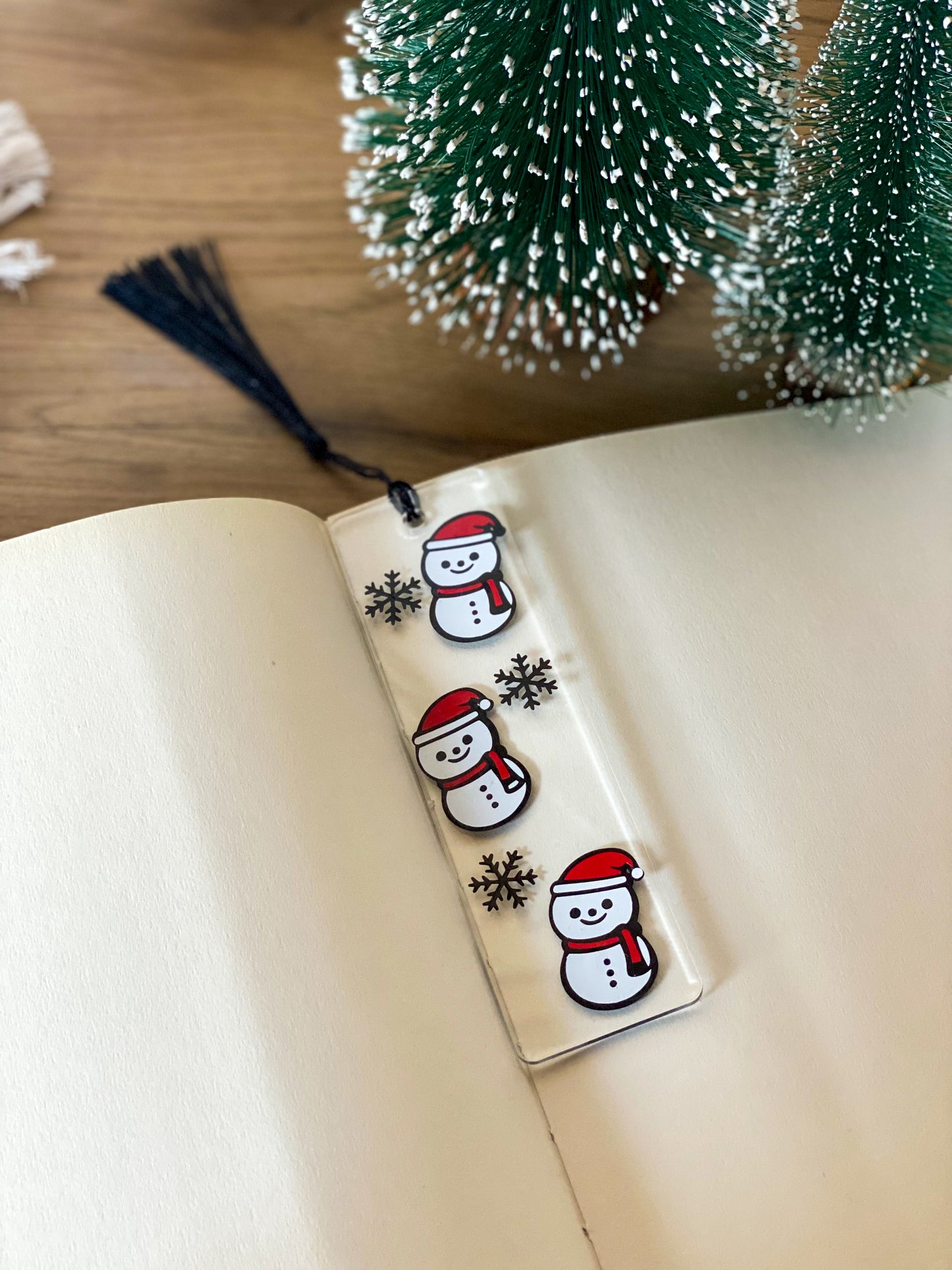 Snowman Plexi Bookmark