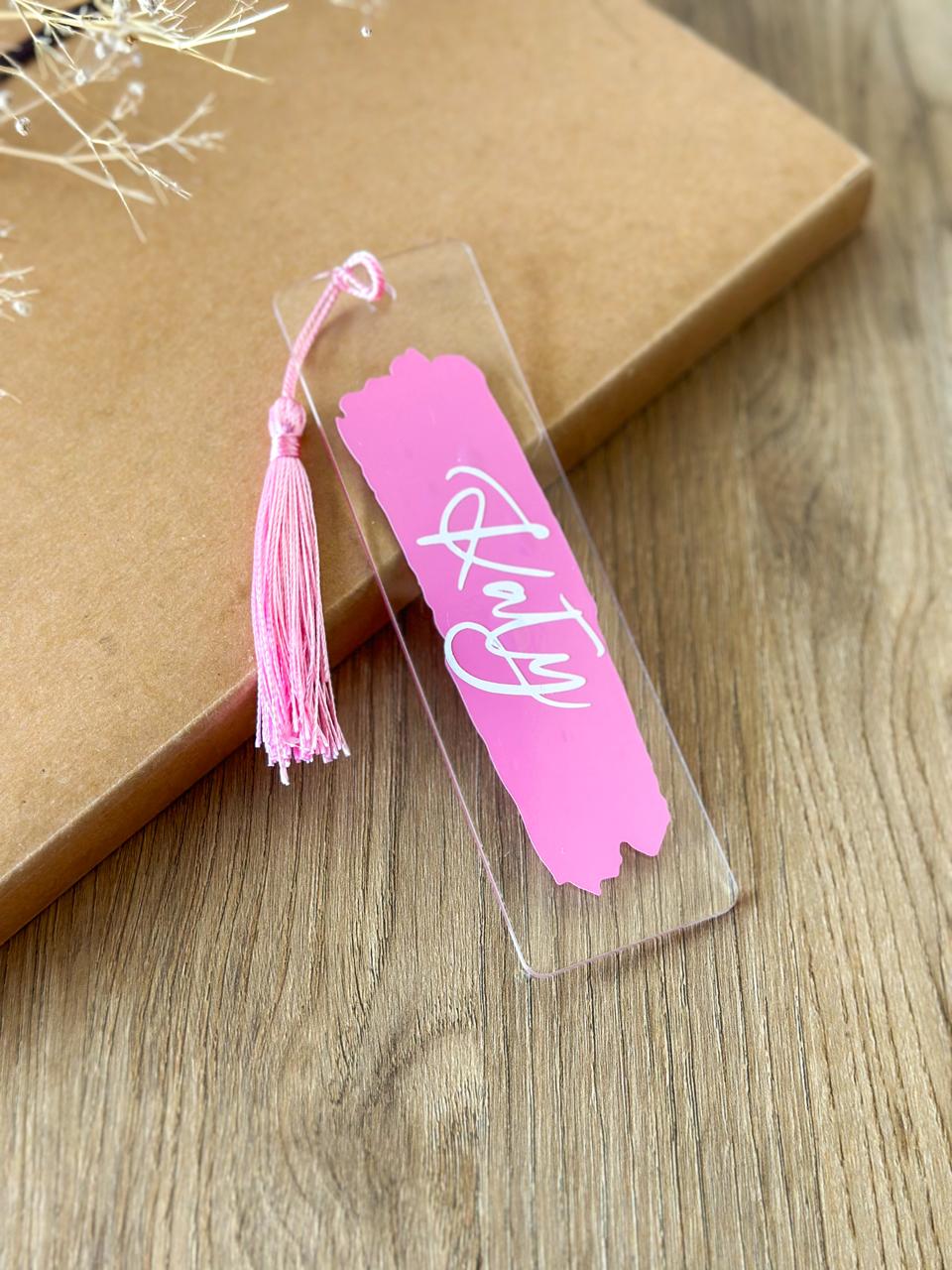 Custom Name Plexi Bookmark