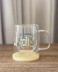“My Weekend Is All Booked” Double Glass Cup