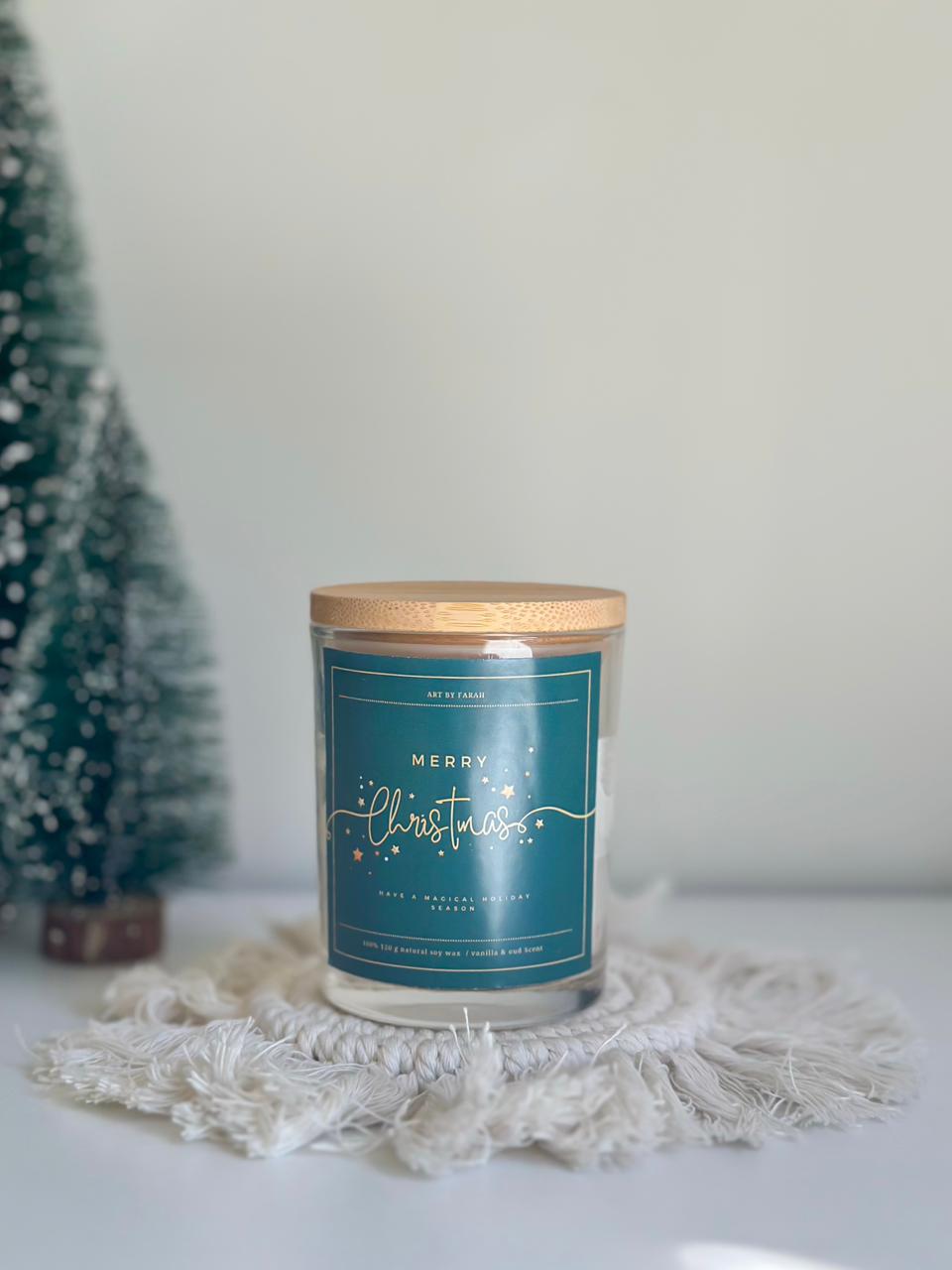 "Merry Christmas" Scented Candle