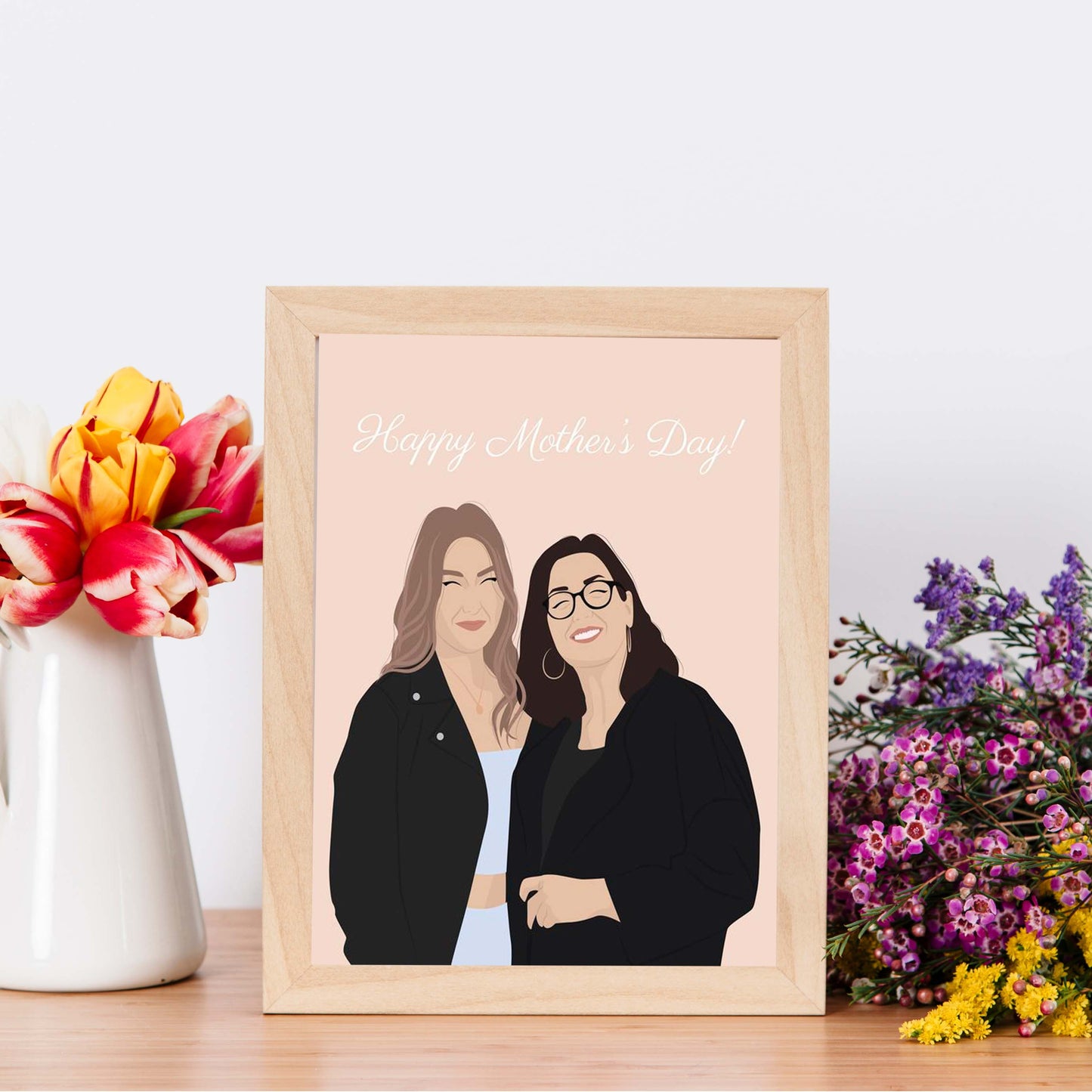 Mother's Day illustration Frame