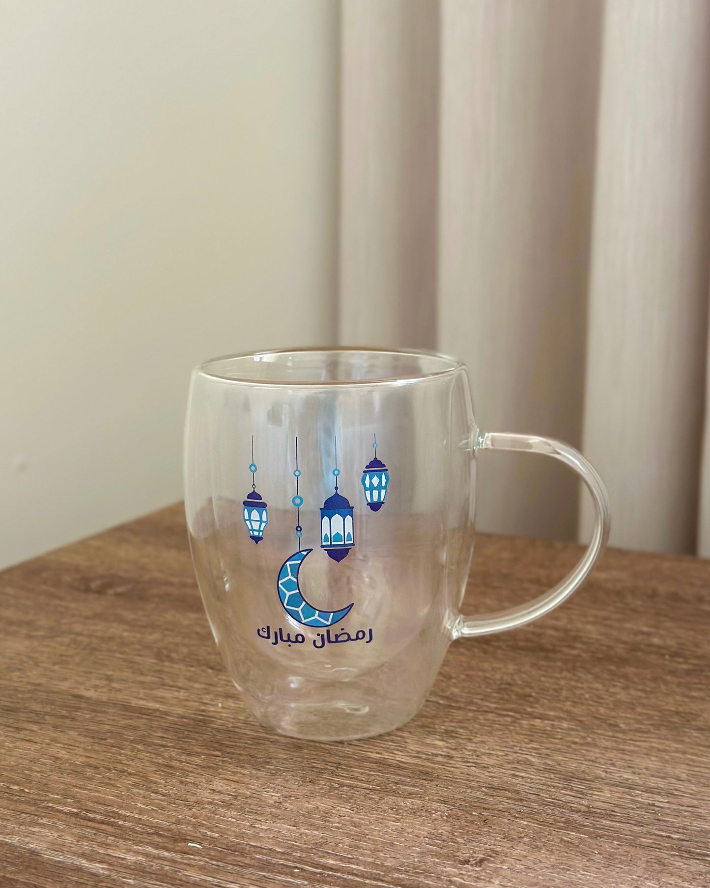 Ramadan Double Glass Cup