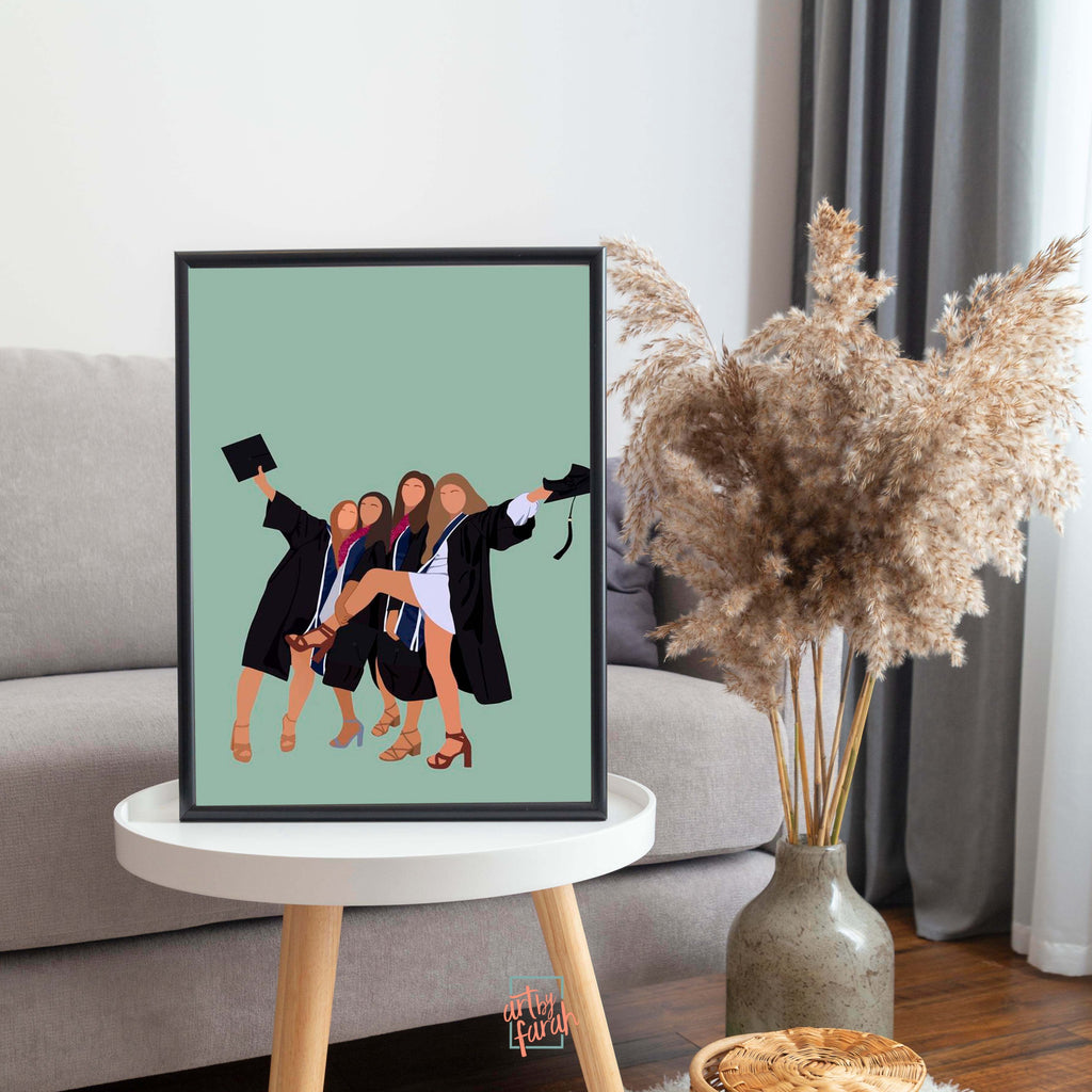Graduation illustration Frame