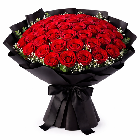 50 Red Roses Bouquet