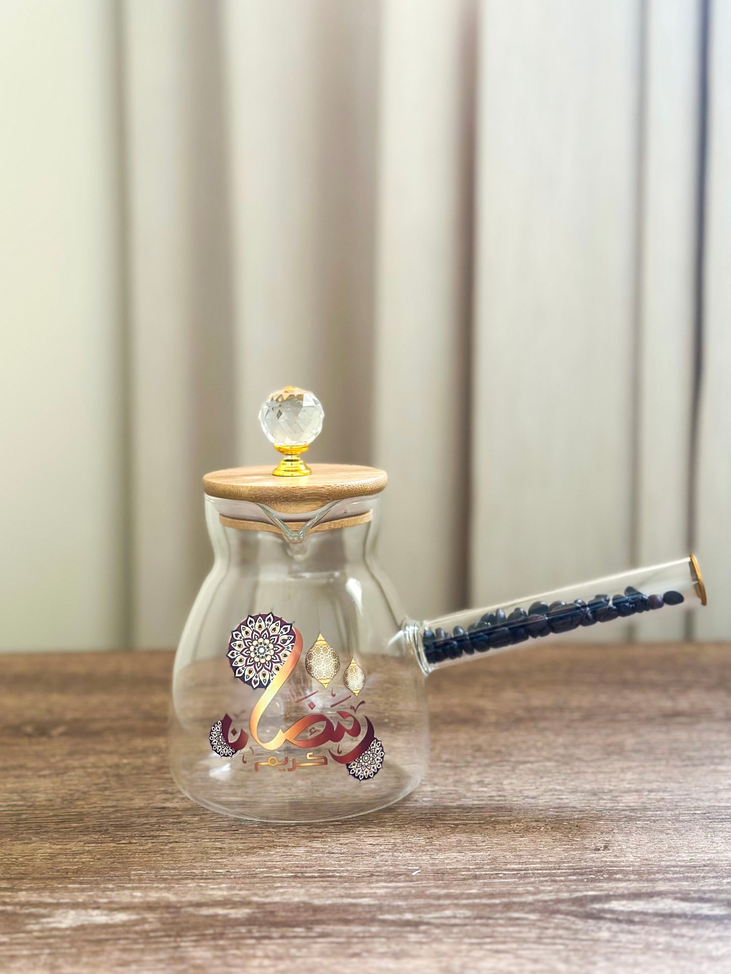 Ramadan Glass Coffee Pot (Rakwe)