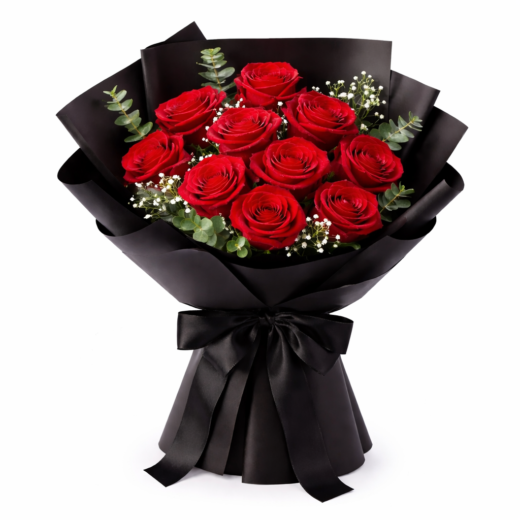 12 Red Roses Bouquet