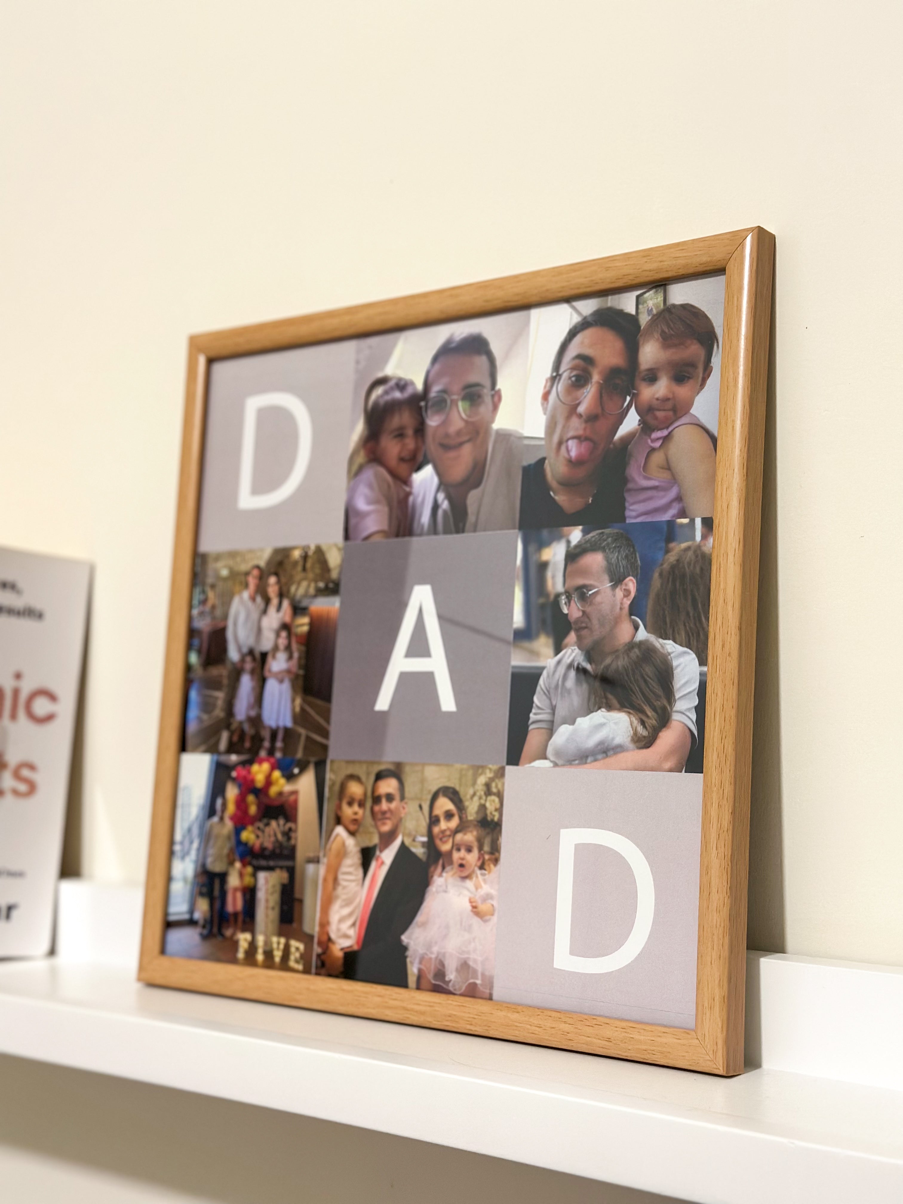 DAD Square Photo Collage Frame