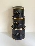 Chocolate & Roses Round Gift Box