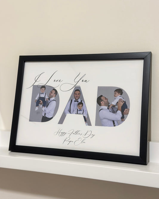 I love You DAD Photo Collage Frame