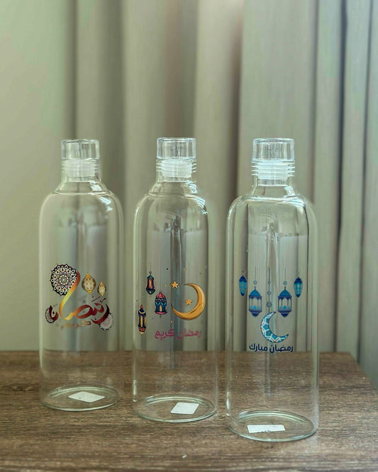 Ramadan Glass Water Bottle