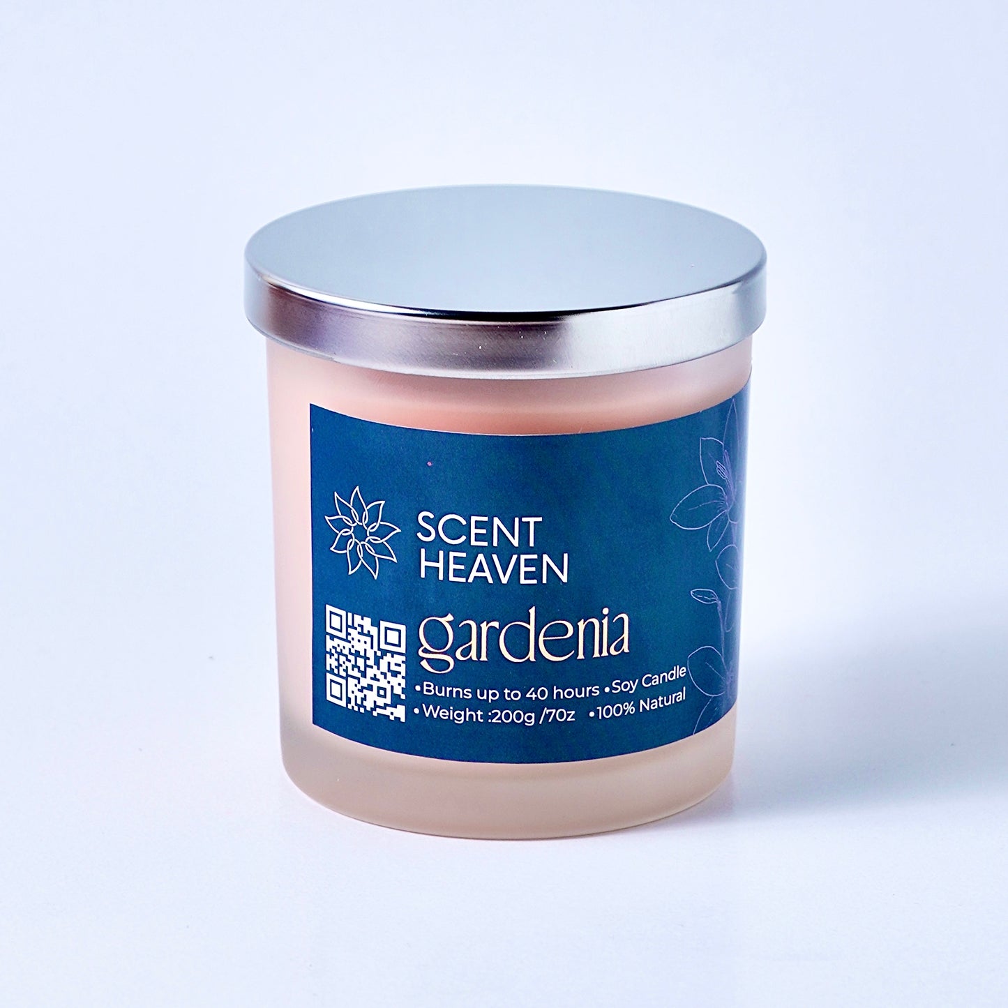 Gardenia Blossom Soy Wax Scented Candle