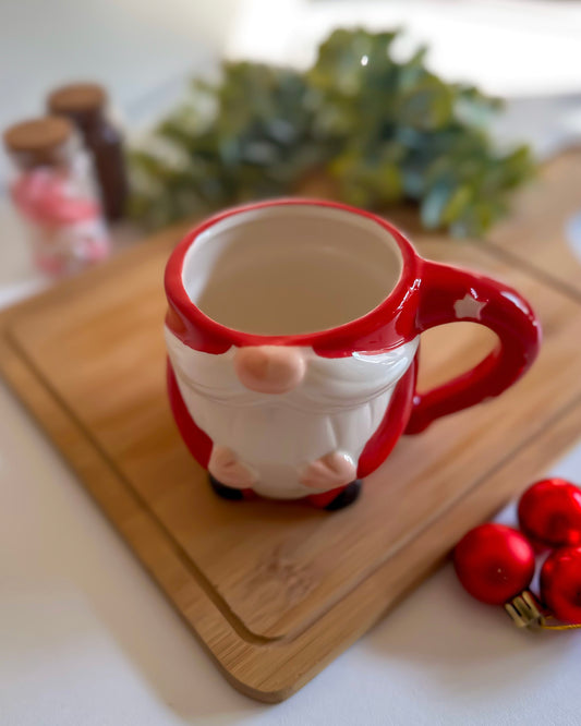 Christmas Red Gnome Ceramic Mug