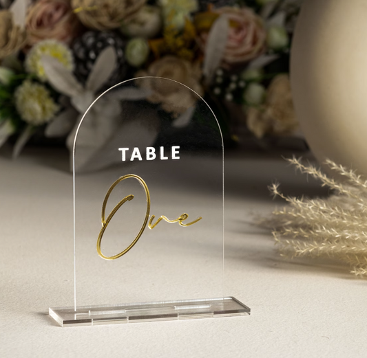 Acrylic Large Table Sign Holder