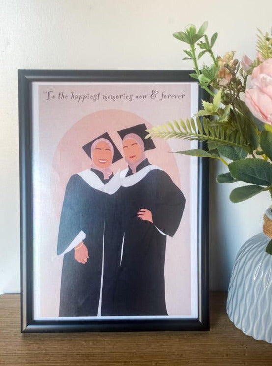 Graduation illustration Frame