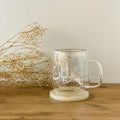 Custom Arabic Name Double Glass Cup