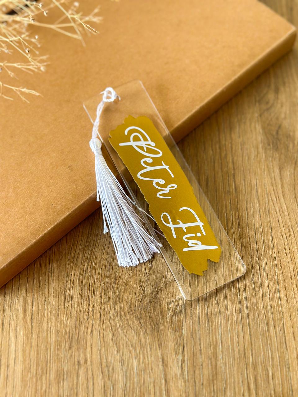 Custom Name Plexi Bookmark