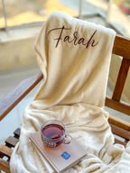 Custom Name Embroidered Blanket