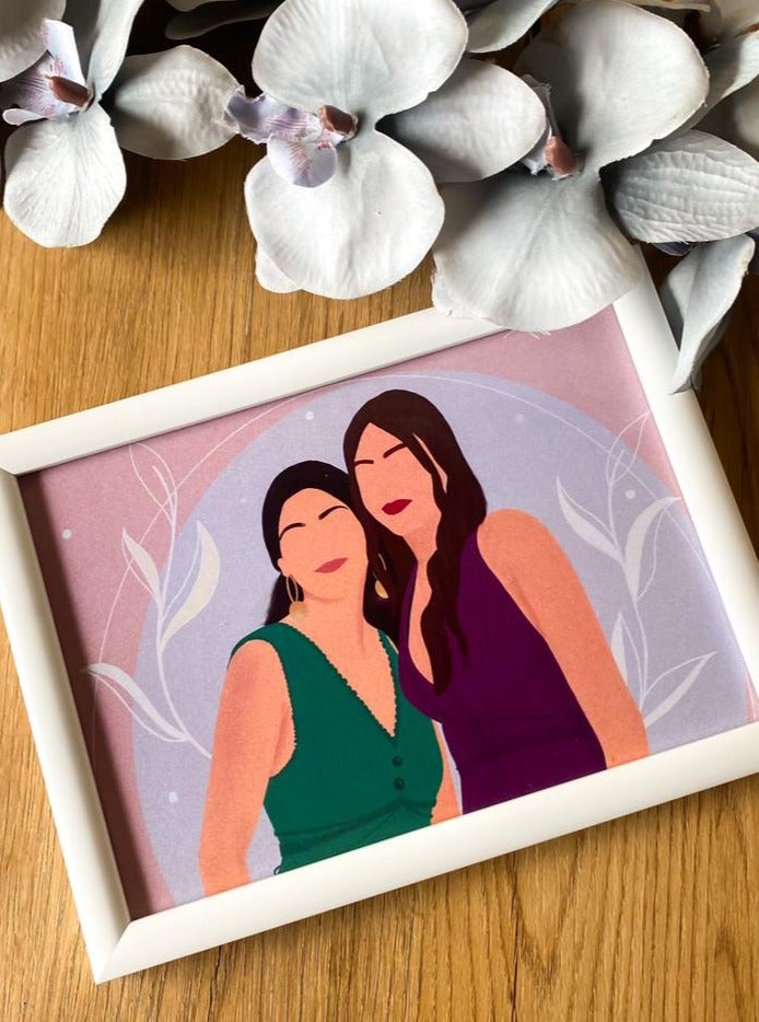 Friends illustration Frame