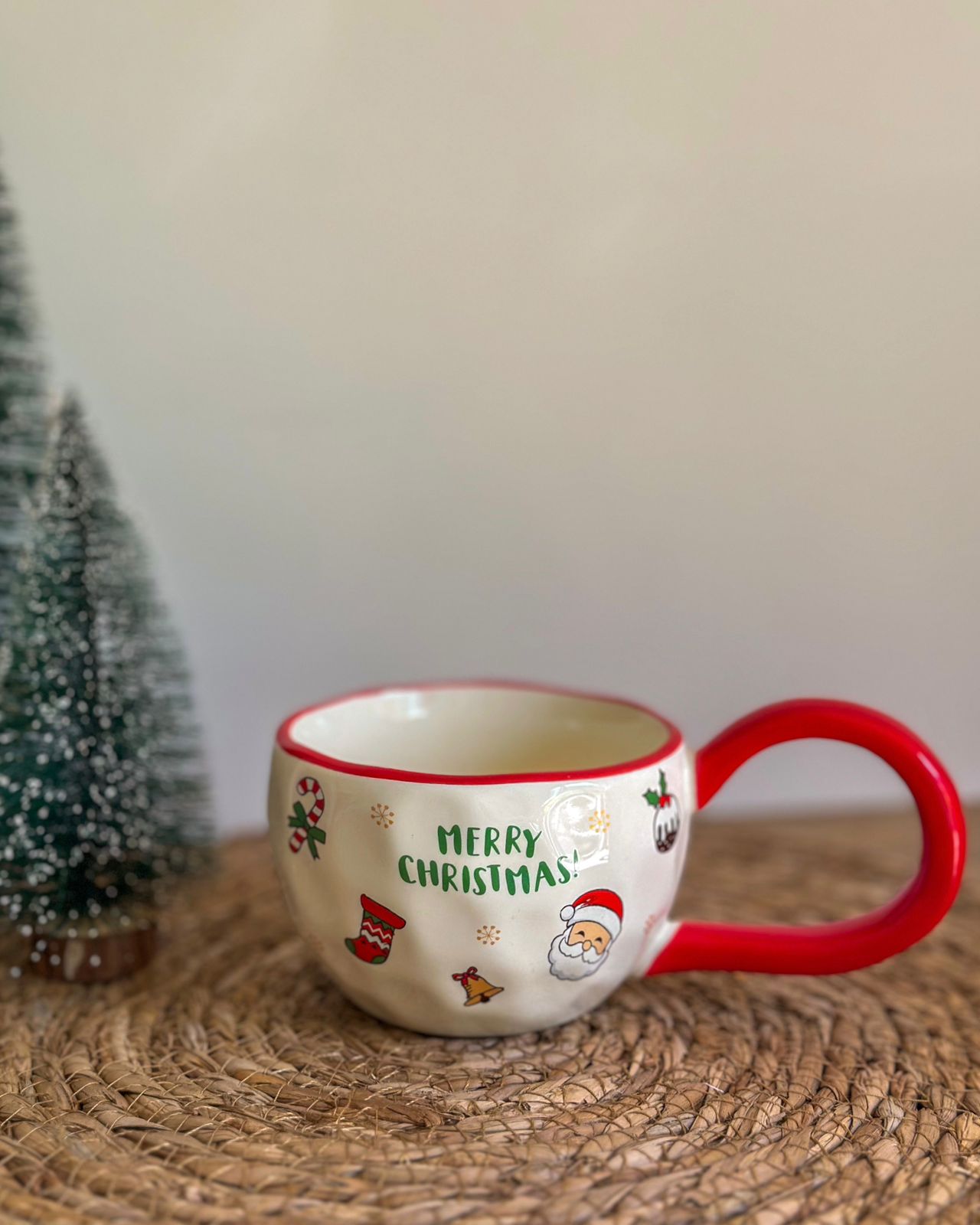 Christmas White & Red Mug