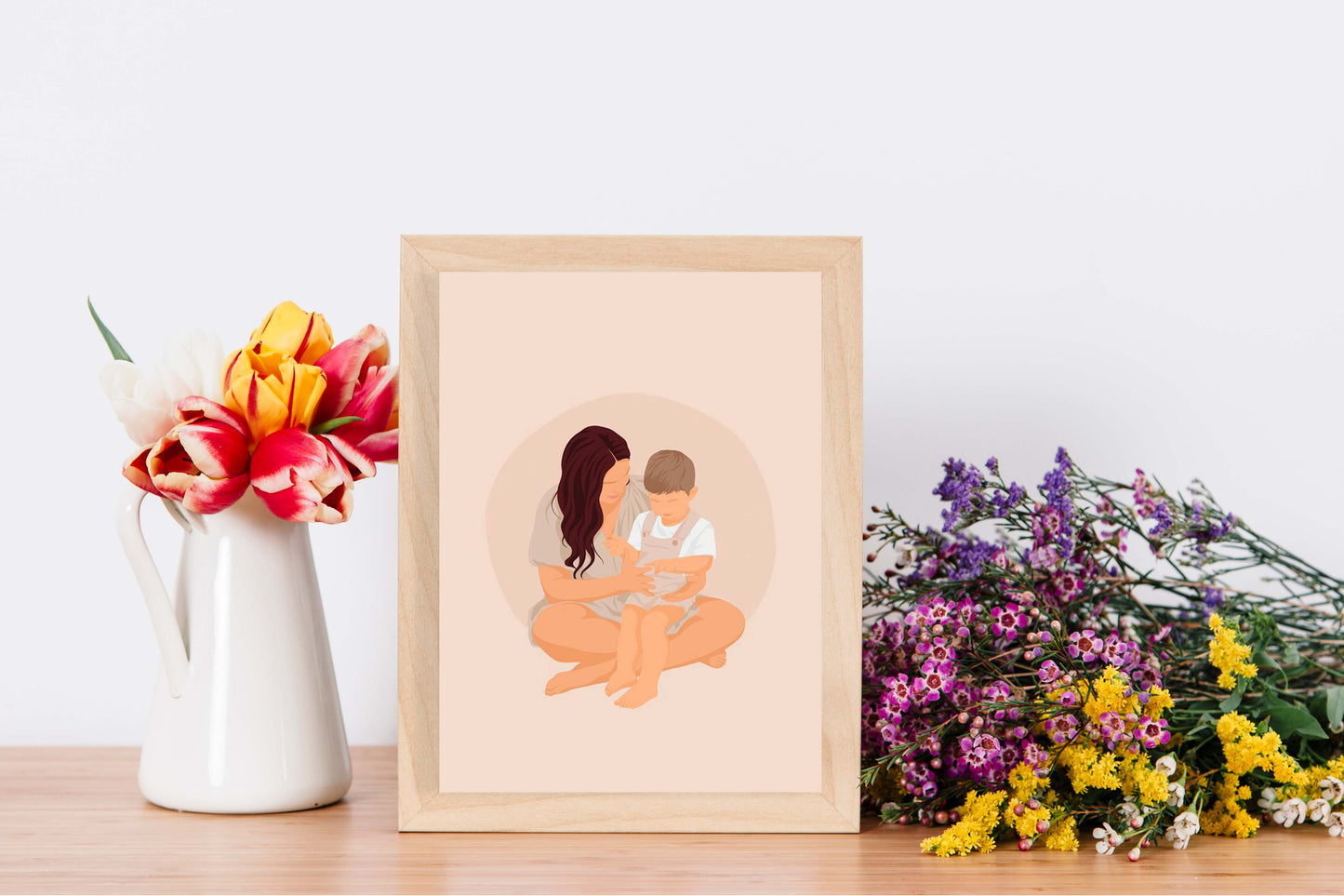 Mother's Day illustration Frame