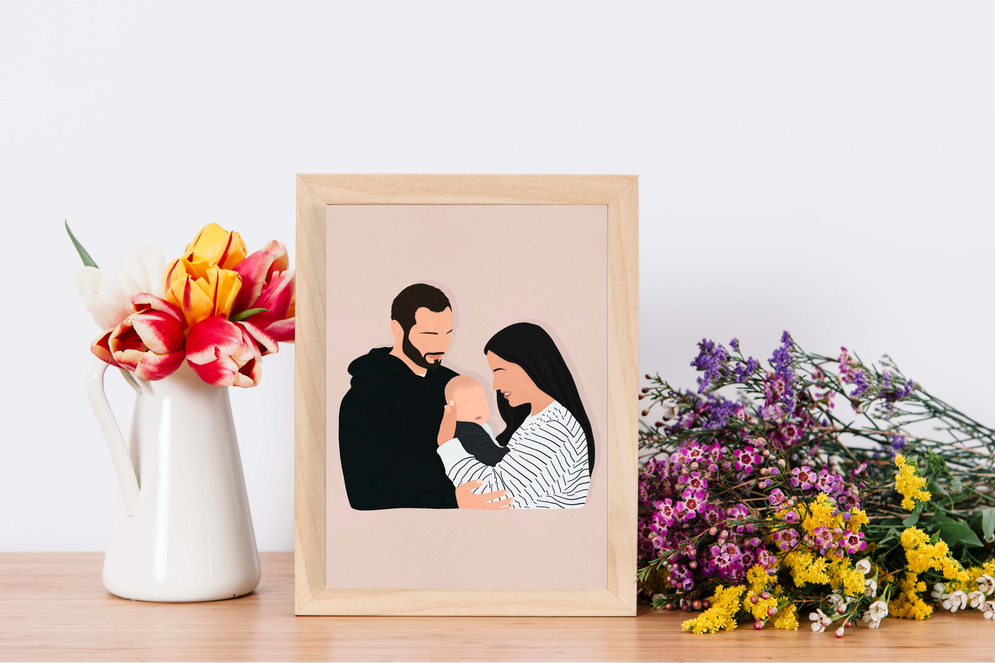 Mother's Day illustration Frame