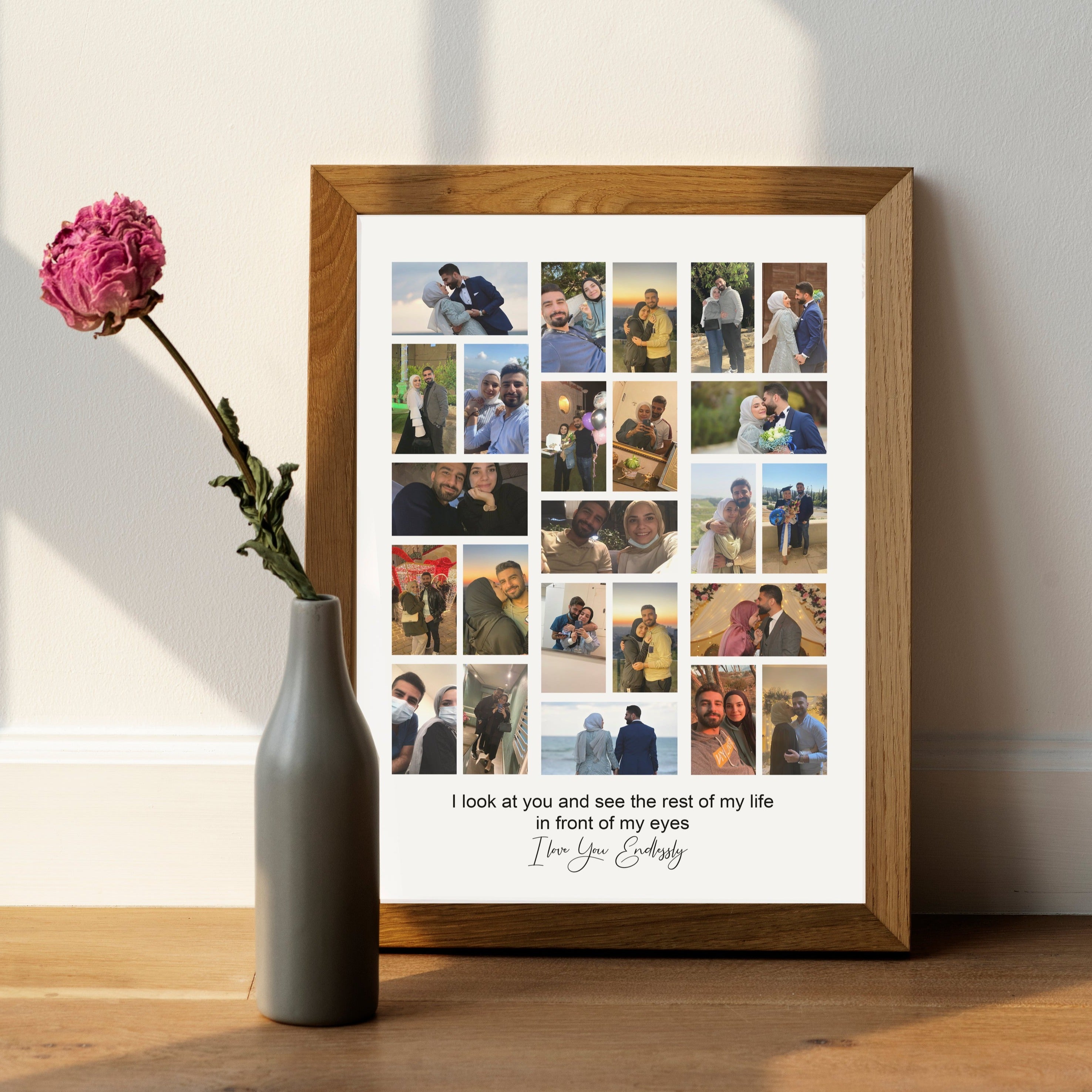 Collage In Frame Photo Collage Frame – Art By Farah