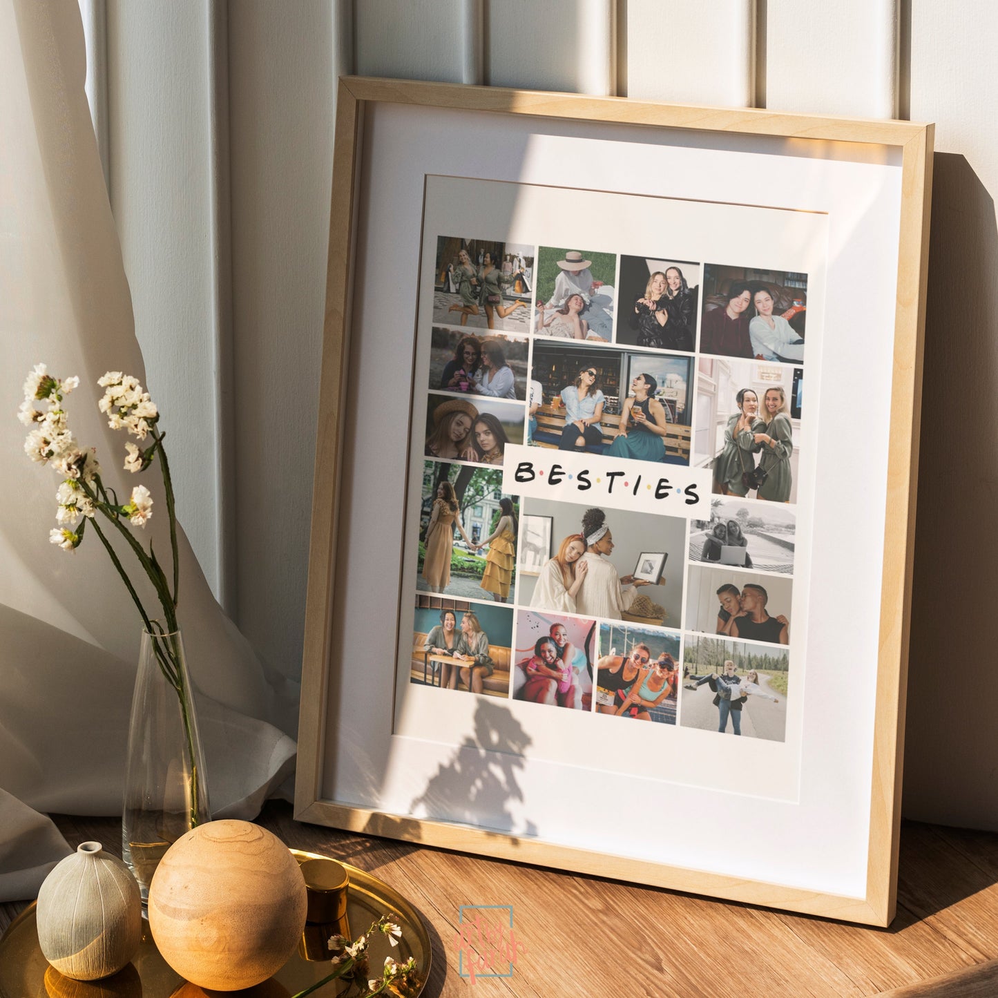 BESTIES Photo Collage Frame