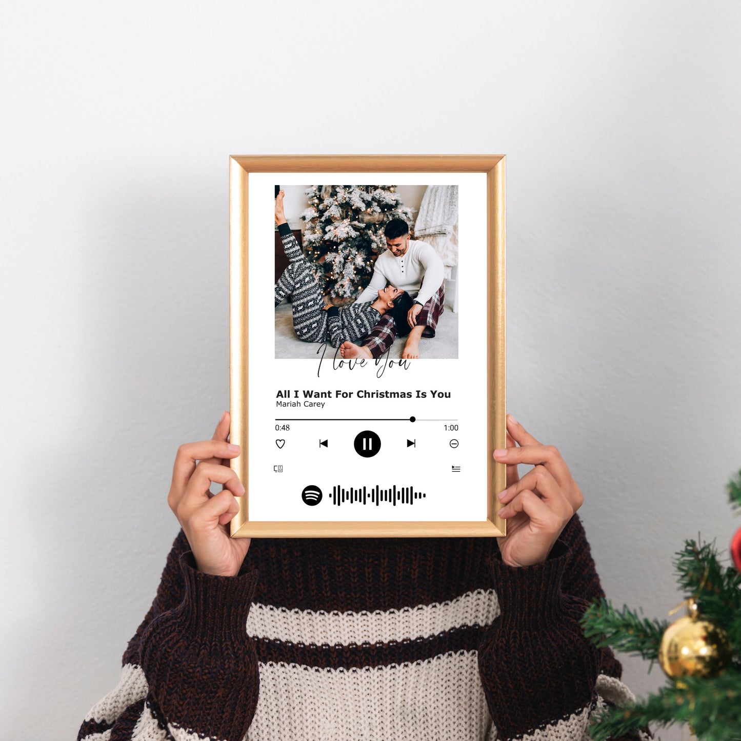 Christmas Song Frame